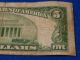 $5 Trenton Jersey Mechanics National Bank 1929 1327 National Currency Paper Money: US photo 4
