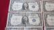 1935 - Silver Certificates (10) 3 Are Cut Off Center - Circulated - Bends Small Size Notes photo 7