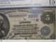 1882 $5 National Bank Large Size Date Back Currency Pmg Choice Fine 15 Large Size Notes photo 2