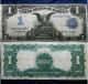 1899 $1 Black Eagle Silver Certificate Large Size Series Rare Currency Note Large Size Notes photo 7