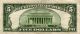 1934 - D $5.  00 United States Silver Certificate Fr 1654 U84047923a Xf Large Size Notes photo 1
