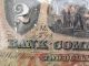 1861 Bank Of Commerce Georgia 2 Two Dollar Bill Savannah Blacksmith Circulated Paper Money: US photo 8
