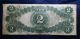 1917 $2 Two Dollar U.  S.  Legal Tender Large Size Currency Note Large Size Notes photo 2