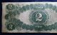 1917 $2 Two Dollar U.  S.  Legal Tender Large Size Currency Note Large Size Notes photo 5