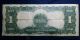 1899 $1 Black Eagle Silver Certificate Well Circulated Large Size Currency Note Large Size Notes photo 2