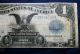 1899 $1 Black Eagle Silver Certificate Well Circulated Large Size Currency Note Large Size Notes photo 4