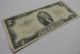 1953 A Red Seal $2.  00 Bill Two Dollar Bill Banknote (2) Small Size Notes photo 5