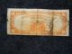 $10.  00 Gold Note Series Of 1922 Speelmen/white K14645488 Numerous Flaws Large Size Notes photo 1