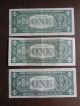 1957,  1957a & 1957 B $1 Dollar Blue Seal Bill United States Note ' S Small Size Notes photo 1