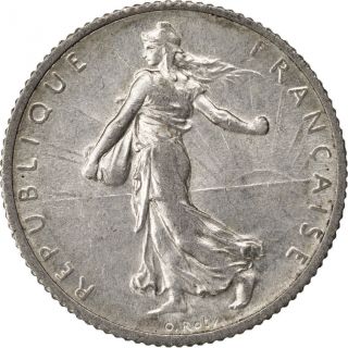 French Coin,  Iiième République,  1 Franc Semeuse photo
