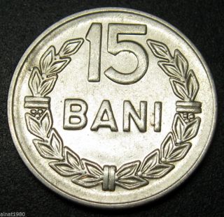 Romania Rsr 15 Bani 1966 Coin Km 93 (a5) photo