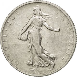 [ 28529] Iiième République,  2 Francs Semeuse 1916,  Km 845.  1 photo