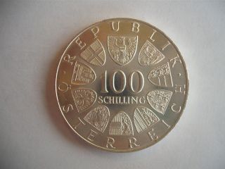 100 Schilling 1976 Silver photo