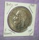Belgium,  5 Francs Silver Coin Dated: 1869.  90 Silver Europe photo 2