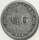 Curacao - Dutch Colonial Issue 1944 - D 1/4 Gulden - - - First Year Issue - - - North & Central America photo 1