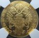 1787 - A Austria Gold Ducat Ngc Au - Details Europe photo 3