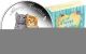 Perth Tuvalu 2015 Love Forever Kitty Cats Kittens Together 50 Cents Silver Proof Australia photo 1