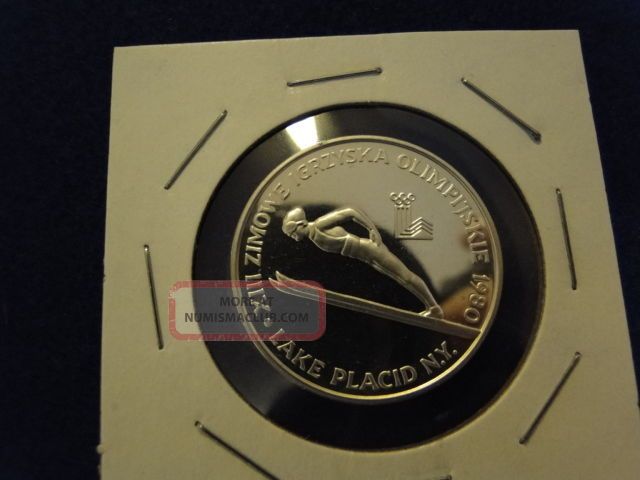 1980 Poland 200 Zlotych Silver Proof Olympic Coin