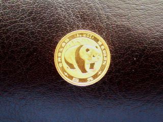 1983 China Panda 5 Yuan 1/20 Oz Gold Coin Very Rare Coin photo
