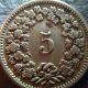 Coin,  Switzerland 5 Rappen 1905b.  Cu - Ni.  Low Mintage.  43 Europe photo 1