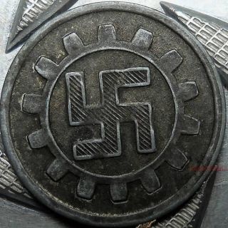German Daf Kantinengeld Coin - Xrare - Ww2 20 Pfennig Canteen Token - Nazi Era Germany photo