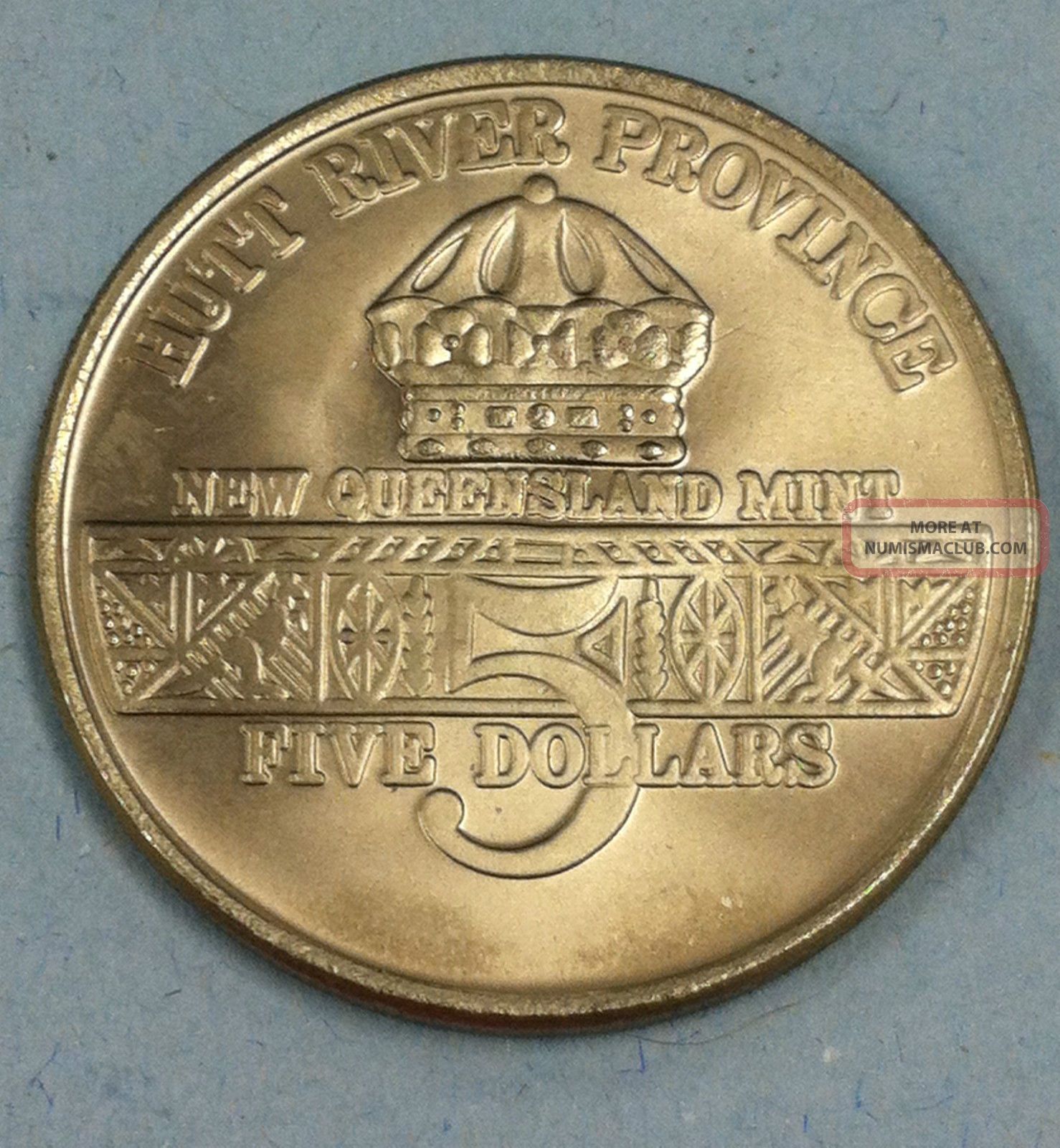 1991 Desert Storm Coin $5 Hutt River Province (australia) Australia photo