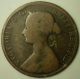 1872 Bronze Half Pence Uk Half Penny Britain Coin Yg UK (Great Britain) photo 1