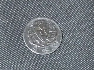 Silver Coin 2,  5 Escudos Portugal 1943 photo