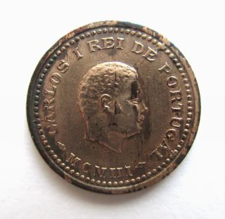 Portuguese India - 1/12 Tanga 1903,  Carlos I (1889 - 1908) - Coin photo