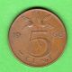 Netherlands - Holland - 1966 5 Cent Coin Europe photo 1