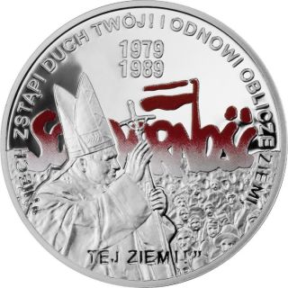 2009 Poland 10 Zl Silver Coin General Elections Of 4 June 1989 Uncirculated photo