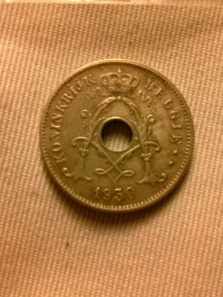 Belgium (dutch) 1930 10 Centime Coin - Old Belgium Coin Au Cond photo