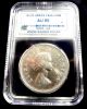 1953 South Africa Union Silver 5 Shilling Crown Sangs Not Ngc Au58 Coin 1 Africa photo 2