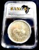 1953 South Africa Union Silver 5 Shilling Crown Sangs Not Ngc Au58 Coin 1 Africa photo 3