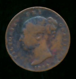 Great Britain 1844 1/3 Farthing (copper) photo