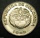 Colombia 10 Centavos Coin 1962 Km 212.  2 Chief Calarca Key Date South America photo 1