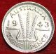 1943 Australia 3 Pence Silver Foreign Coin S/h Australia photo 1