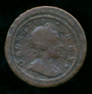 Great Britain 1721 Farthing (copper) photo