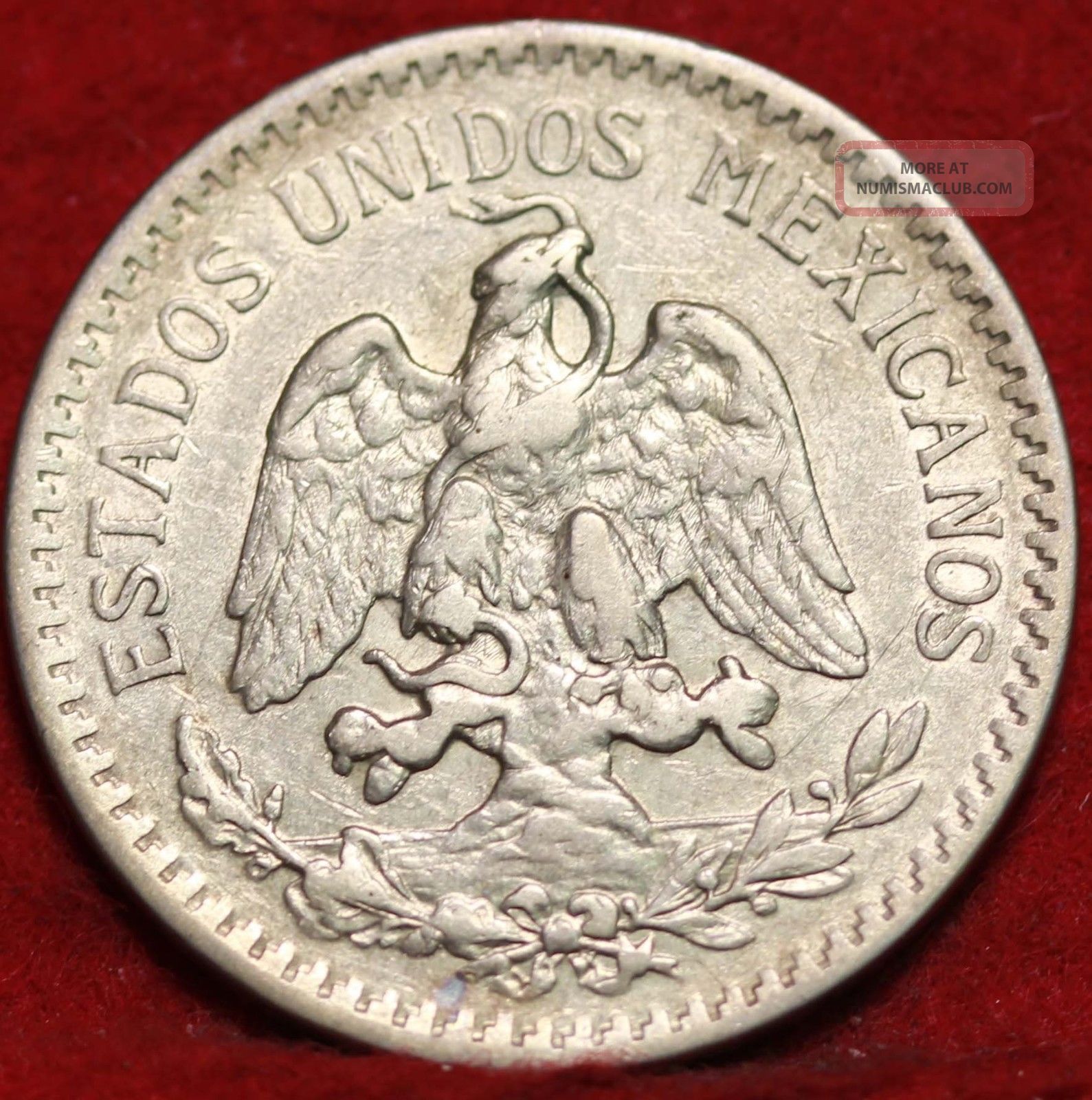 1919 Mexico 50 Centavos Silver Foreign Coin S/h Mexico photo