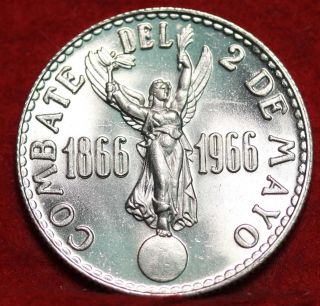 Uncirculated 1966 Peru 20 Sols Silver Foreign Coin S/h photo