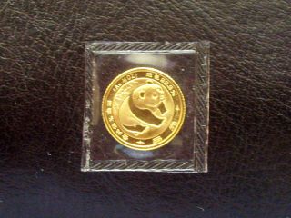 1983 China Panda 5 Yuan 1/20 Oz Gold Coin Very Rare Coin photo