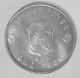 1947 S Philippines 1 Peso Silver Coin 90 Silver Macarthur One Peso Bu 1 Day Philippines photo 1