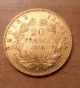 1855 20 Franc Napoleon Iii Gold Coin Coins: World photo 1