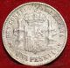 1891 Spain 1 Peseta Silver Foreign Coin S/h Europe photo 1