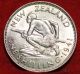 1941 Zealand 1 Shilling Silver Foreign Coin S/h Australia & Oceania photo 1