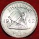 1942 - S Fiji 1 Schilling Silver Coin S/h Australia & Oceania photo 1