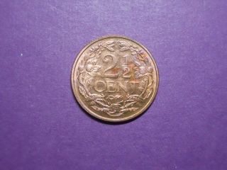 Netherlands Antilles - Uncircxulated Copper 2 1/2 Cents - 1959 photo