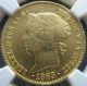 1863 Philippines Gold 4 Pesos Ngc Xf - 45 Philippines photo 1
