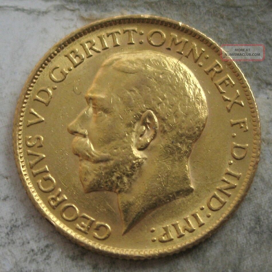 1911 Great Britain Gold King George Sovereign.  Ch/gem Bu UK (Great Britain) photo