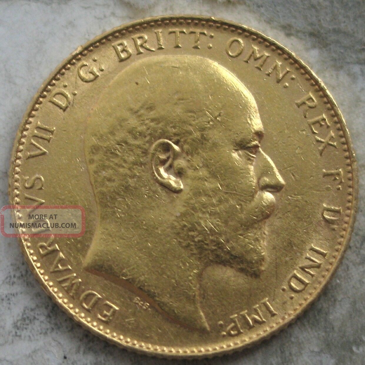 1906 Great Britain Gold King Edward Sovereign UK (Great Britain) photo